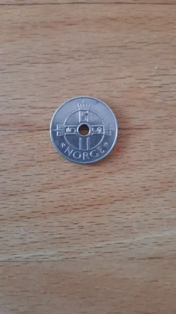 Pièce 1 krone 1997 (Norvège) 2