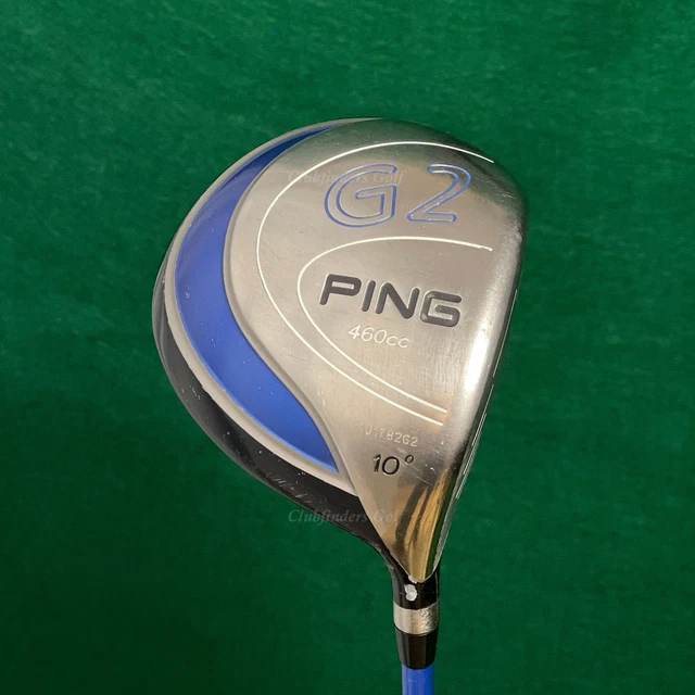 Ping G2 460cc Titanium 10° Driver Grafalloy ProLaunch Blue 65R Regular W/HC