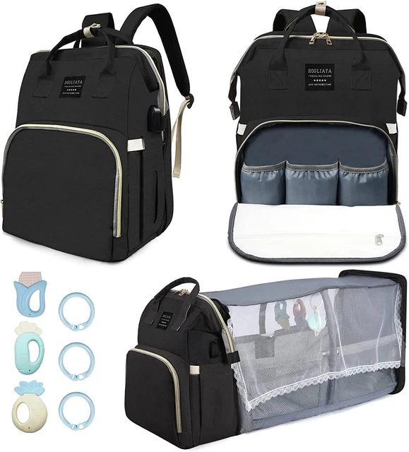 Fandiar Diaper Bag with Changing Station, Diaper Bags for Baby Girl Boy Multi-Fu