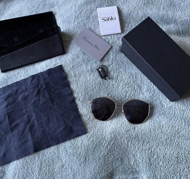 CHRISTIAN DIOR STELLAIRE 4 Hexagonal LightWeight Black Gold
