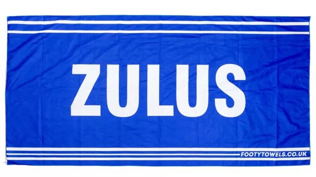 Birmingham City Zulus Microfibre beach towel with towel bag