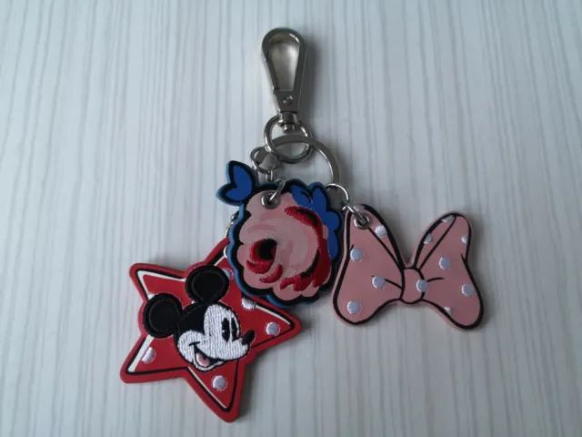 Cath Kidston Disney Mickey Mouse Keychain Bag Charm limited edition new no tag