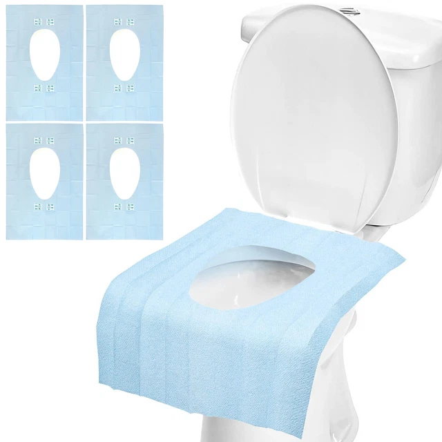 10 piezas Asiento de asiento de inodoro grande multipropósito para avión esencial de viaje asiento de inodoro