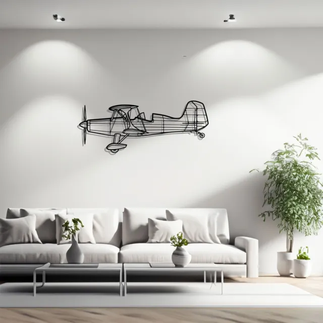 Starduster too Silhouette Metal Wall Art, Airplane Silhouette Wall Decor