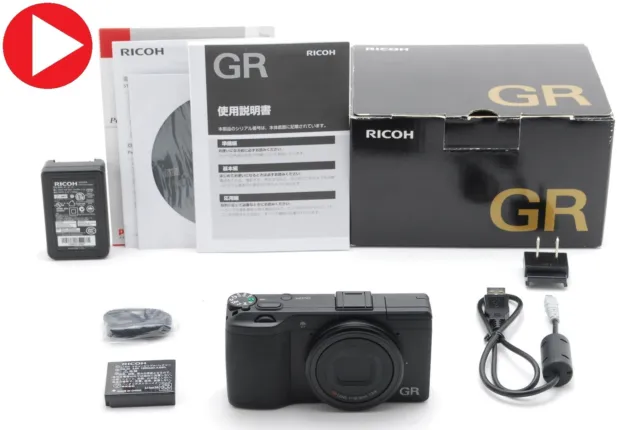 SH:001 [Top MINT in Box] Ricoh GR 16.2MP APS-C CMOS Compact Digital Camera JAPAN