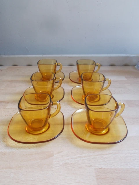 Service à Café CYRILLUS - 6 Tasses Avec Sous-Tasses - Neuf Dans Son Emballage