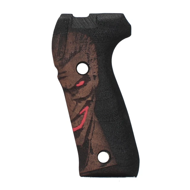 Wood Grips, Checkered, MK Series - Kahr Firearms Group