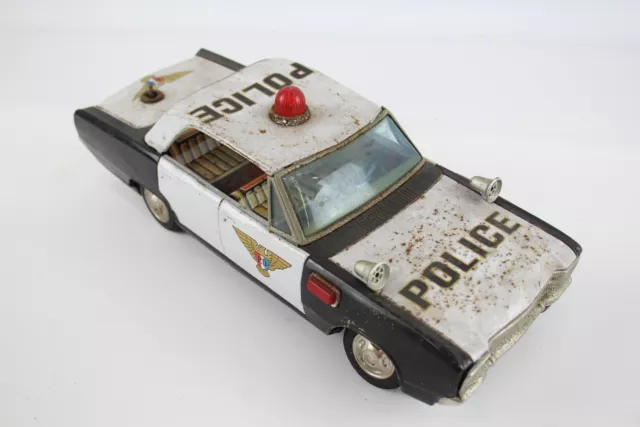 Vintage Blechspielzeug Japan Polizei Auto batteriebetrieben