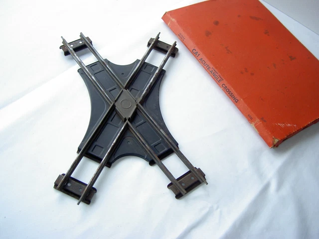 Vintage Hornby O Stärke Ca1 Akutwinkel Kreuzung Verpackt