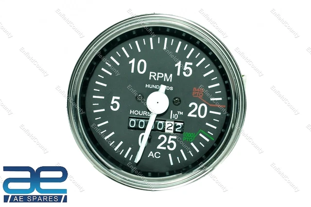 Allis Chalmers Tractor Tachometer 180 185 200 210 220 190 190XT GAS/ DIESEL GEc