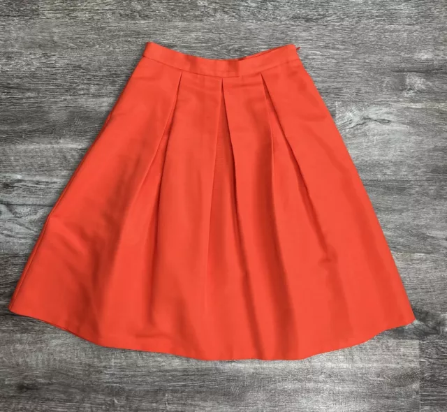 New York & Company A-Line Skirt Orange Women’s Size 6