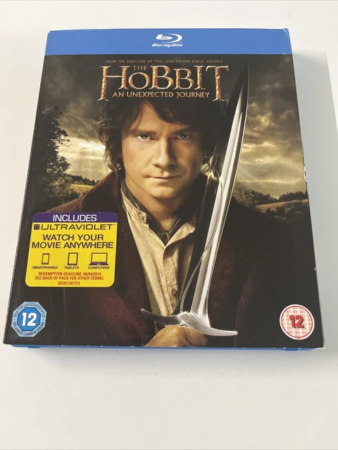 The Hobbit - An Unexpected Journey - Blu-ray - Like New Condition - 12 Cert