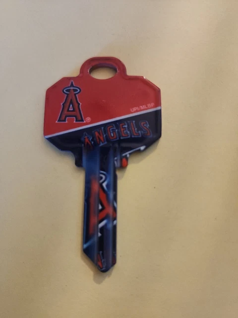 Anaheim Angels MLB house key blank Schlage