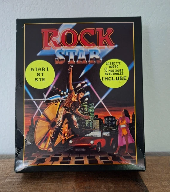 Jeu Vidéo Rock Star Pour Atari ST - Édition Infomédia 1990 - Complet Et Testé