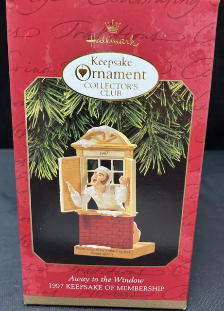 Hallmark Keepsake Ornament Away To The Window 1 Of 4 Night Before Christmas