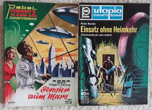 Pabel Utopia Zukunftsroman Nr.144 und Nr. 577