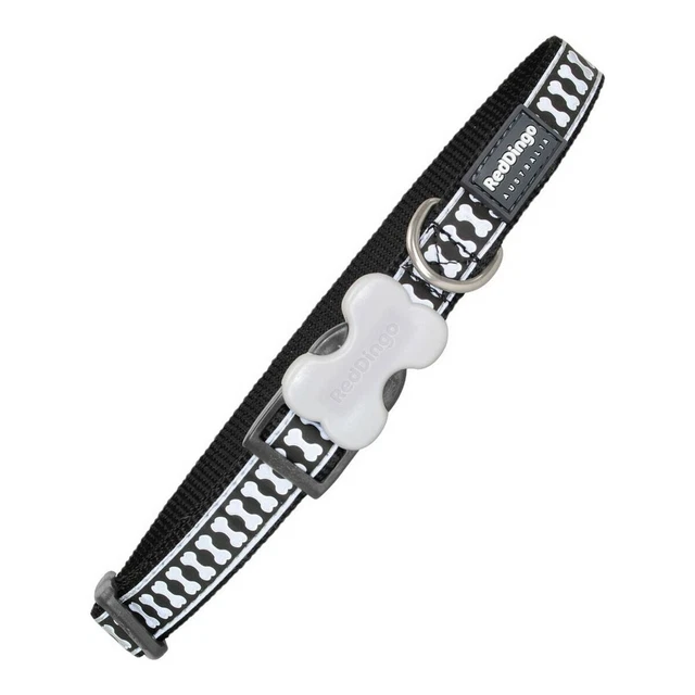 Dingo Gear Hundehalsband Heros – Polypropylen Mit Griff, Verstellbar 40-52 Cm, Schwarz, Für Training & Alltag