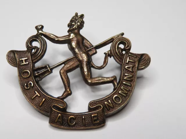 Canada CEF WW1 Cap Badge The 8th Battalion, (Black Devils)
