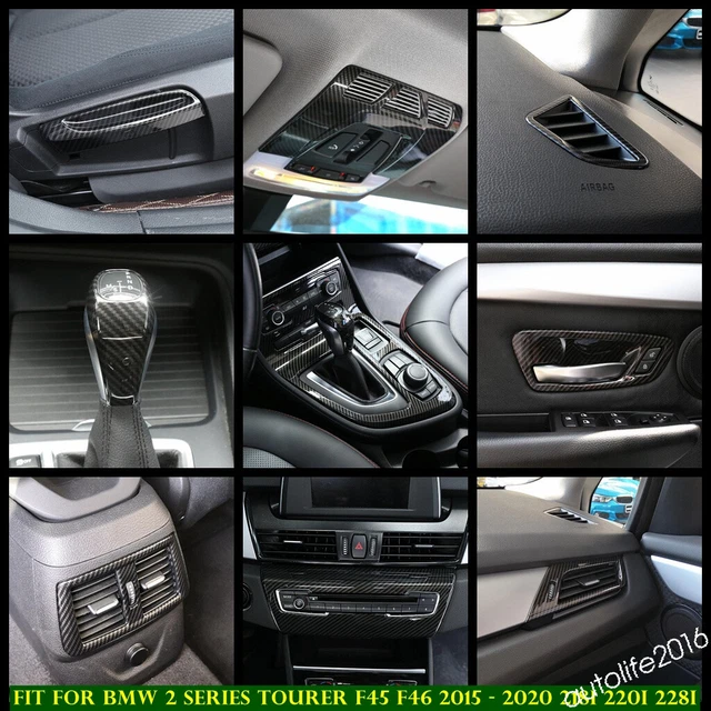 Carbon Fiber Accessories Gear Shift Trim For BMW 2 Series Tourer 2015- 2020 218i