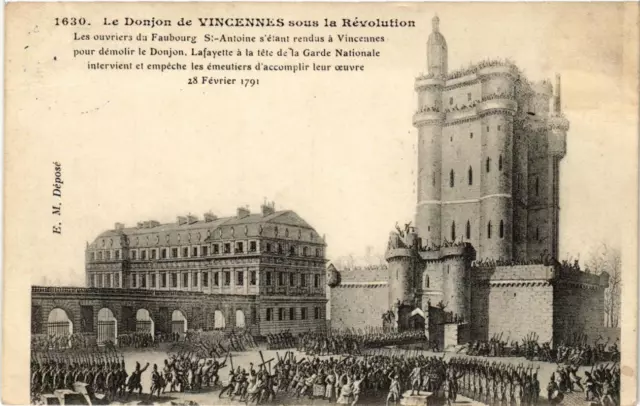 CPA AK VINCENNES Le Donjon sous la Révolution (672368)