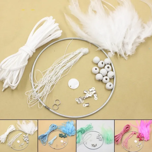 Fashion DIY Dream Catcher Kit Crochet Feather Accessory Fun Hanging Decoration