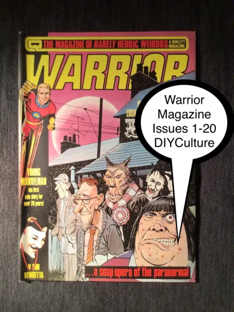 Warrior Magazine—Quality Comics—UK—2000AD—V for Vendetta—Alan Moore