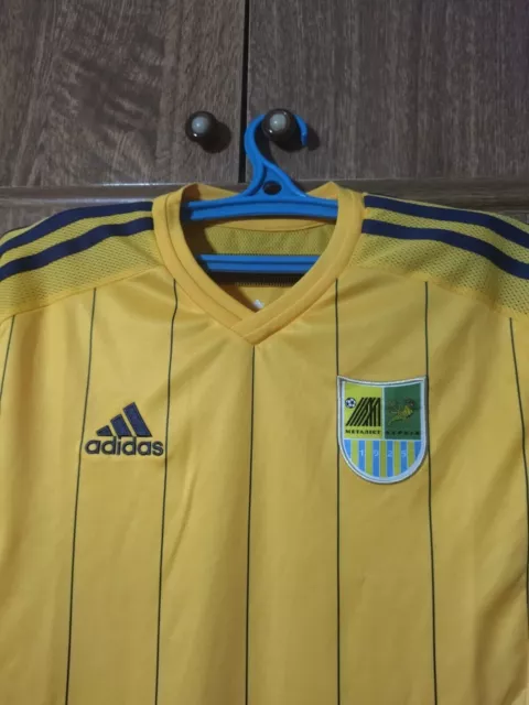 Maglietta da calcio FC Metalist Kharkiv Adidas casa 2014/2015 maglia uomo taglia S small 2