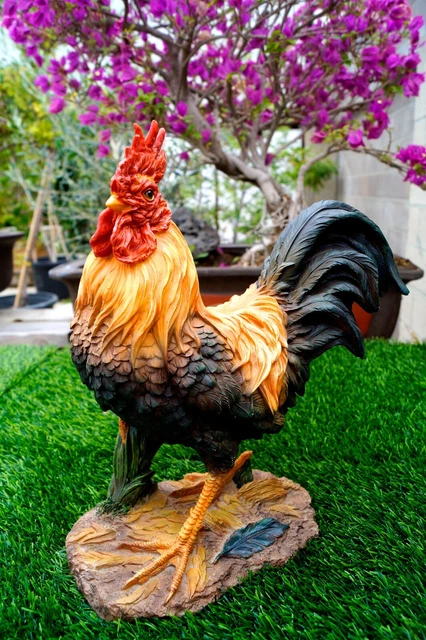 11.5" "inch Rooster Figurine Decor