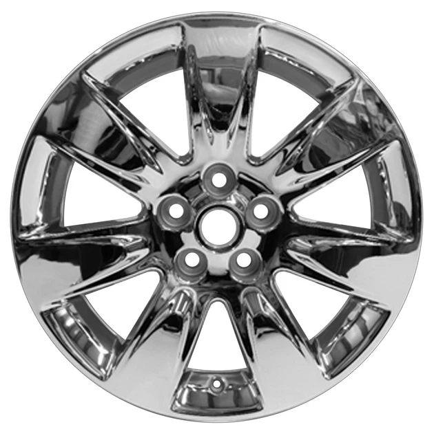 18 X 8, 7 Spoke Replacement For Buick Alloy Wheel Original Equipment Chrome 4095