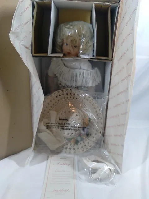 Ashley  18" Porcelain Doll designed By Artist Helen Kish - Heritage Collection