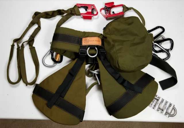 Tree Climbing Gear, Harness, Ascender's, Rack, Carabiner's, and More