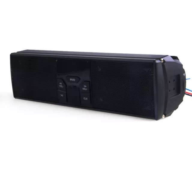 Motorcycle Audio Sound System Bluetooth MP3 FM Radio Stereo Speaker #1