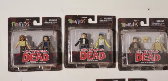 Diamond Select The Walking Dead Minimates Series 7 Complete Set Toy R Us Rare 3