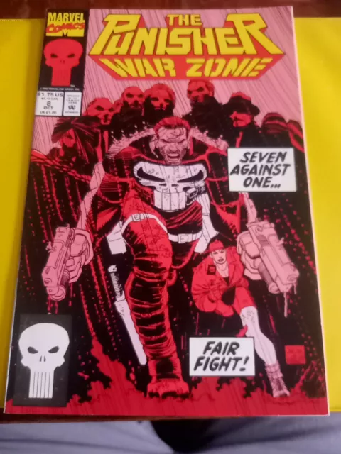 THE PUNISHER WAR ZONE #8 MARVEL COMICS October 1992 BAGGED / BOARDED