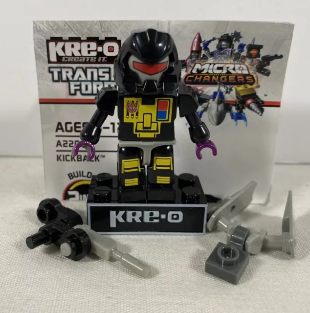 Kre-O KICKBACK Transformers 2015 Collection Mini Figures Micro Changers kreon
