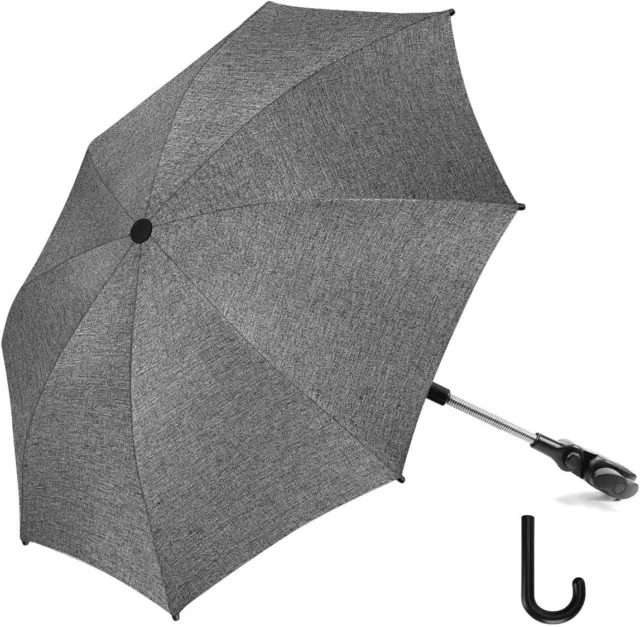 Baby Pram Umbrella 73cm Diameter Parasol Umbrella for Pram Stroller Pushchair UV