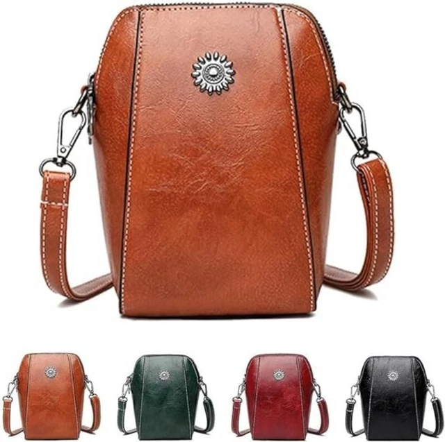 Retro All-Match Vertical Cellphone Bag, The Happy Wind Purse,Happywind Crossbody