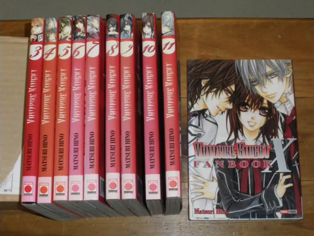 TRES BEAU LOT 10x mangas VAMPIRE KNIGHT,  TBE