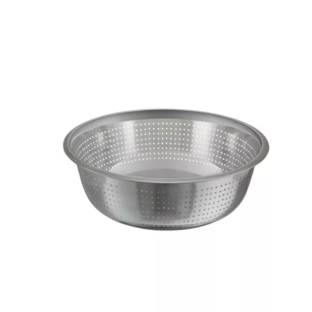 Winco CCOD-13S, 13-Inch Diameter Stainless Steel Chinese Colander with 2.5 mm