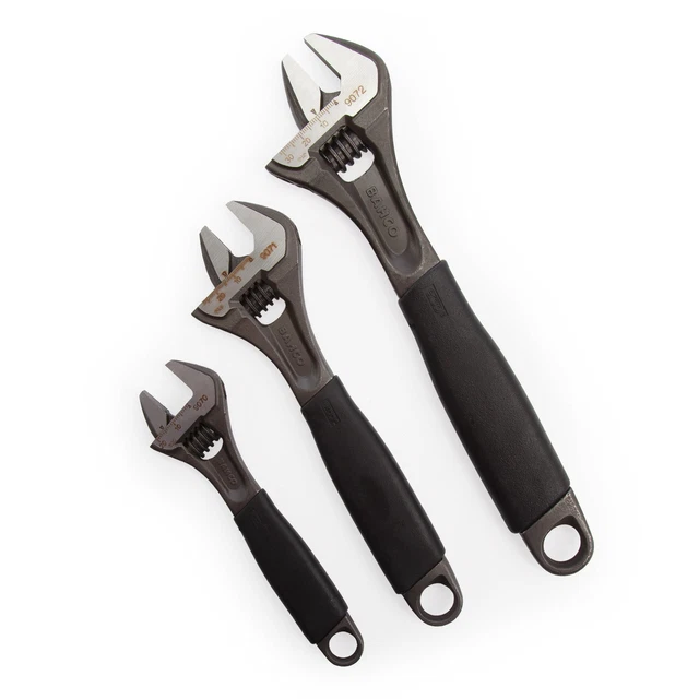 Bahco ADJUST 3-90 Ergo Central Écrou Clé Réglable Set (Paquet De 3)