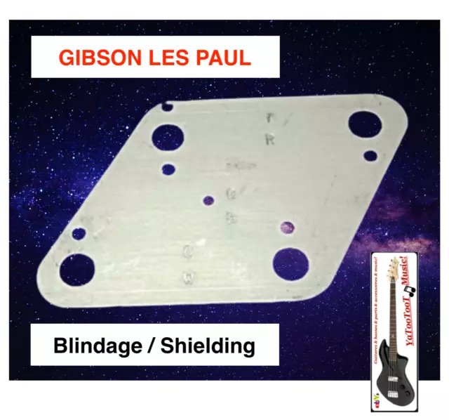 NEW GIBSON Les Paul - Blindage acier - Shielding  Plate