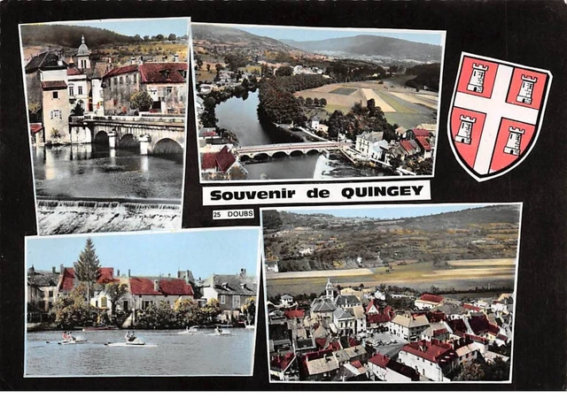 25. n° kri10518 . quingey . souvenir  . n°9 c  . edition combier  . cpsm 10X1