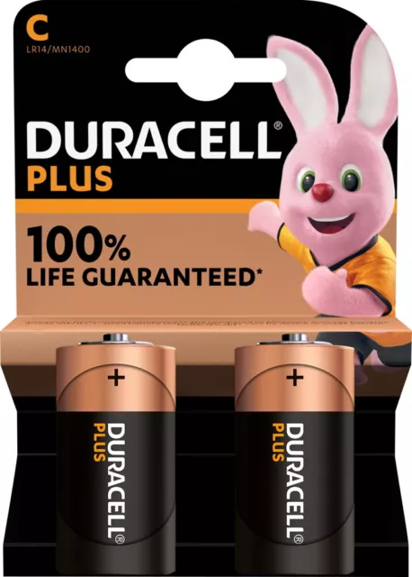 6 x Duracell - Baby C Plus LR14 Batterien + 100% LANGLEBIGER* MN1400 3 x 2er