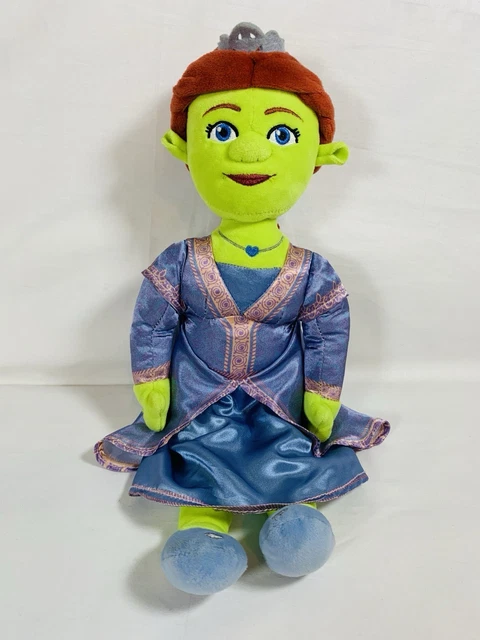 Shrek Inflatable Slide SHREK'S ADVENTURE PRINCESS Fiona Plush Soft Toy Blue Dress Sitting 25cm ...