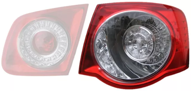 Rücklicht rechts äusserer Teil LED HELLA für VW JETTA III (1K2)