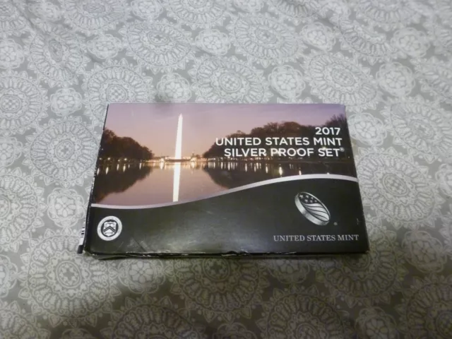 2017-S US Mint Silver Proof Set Complete with COA & Box ~ 10 Coins