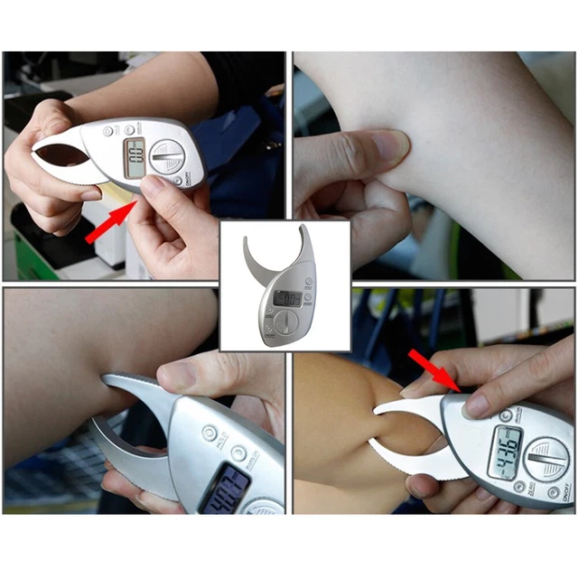 Scales Handheld Electronic Body Fat Slimming Skinfold Digital Caliper Tester
