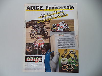 advertising Pubblicità 1990 ADIGE e CAGIVA LUCKY EXPLORER/MOTO KTM 