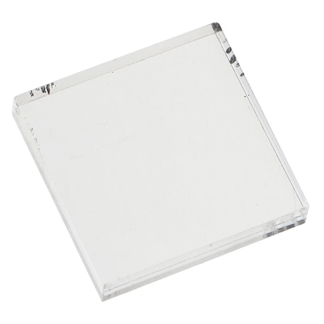 Square Acrylic Block Stamp Block Stamping Tools for DIY Crafts 5x5cm 2