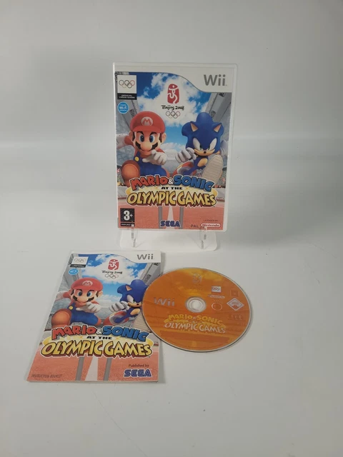 Mario & Sonic ai Giochi Olimpici Nintendo Wii manuale videogiochi sportivi PAL